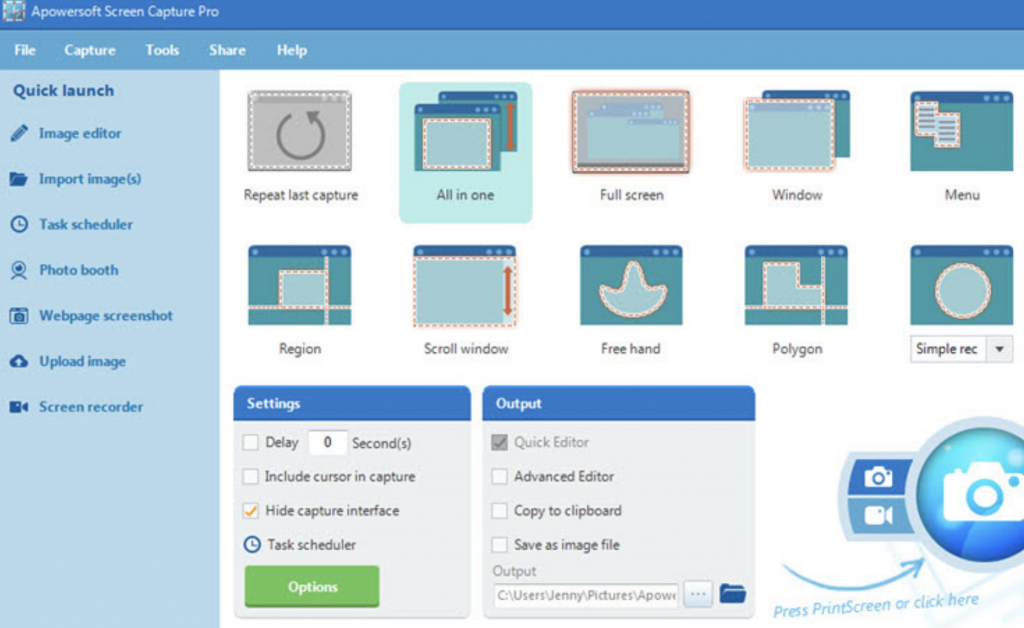 What’s new in Apowersoft Screen Capture Pro?